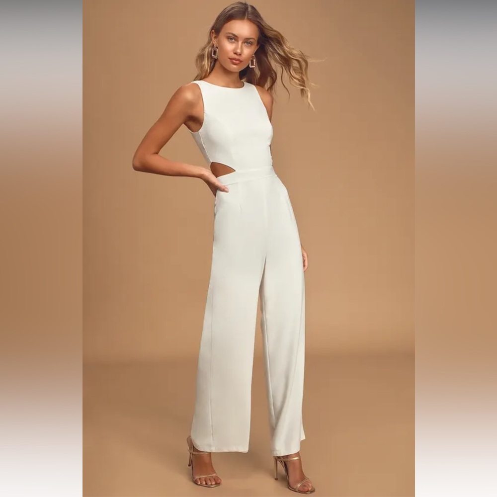 Lulu’s Jumpsuit - Wide Leg, Cut Outs